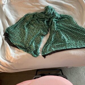 Vera Bradley Mint Leaf pattern scarf